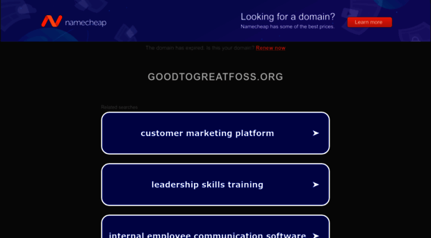 goodtogreatfoss.org