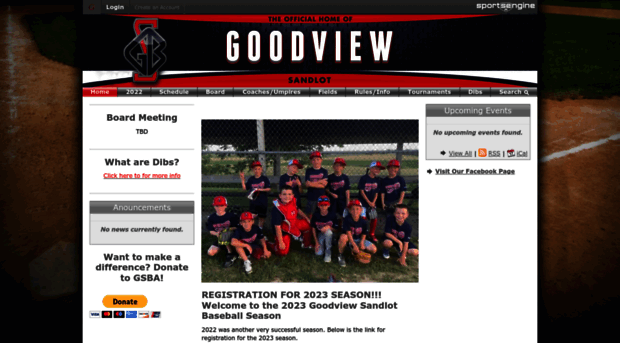 goodviewsandlot.sportngin.com