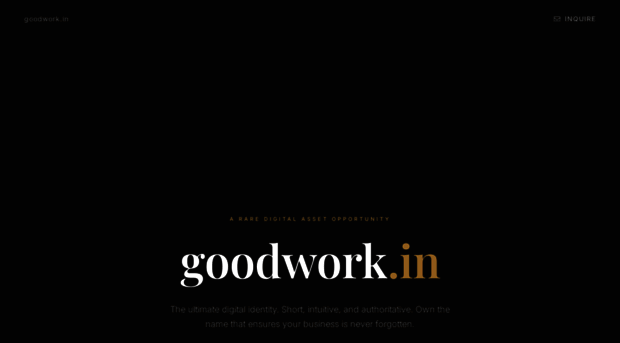 goodwork.in