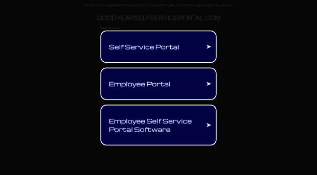 goodyearselfserviceportal.com