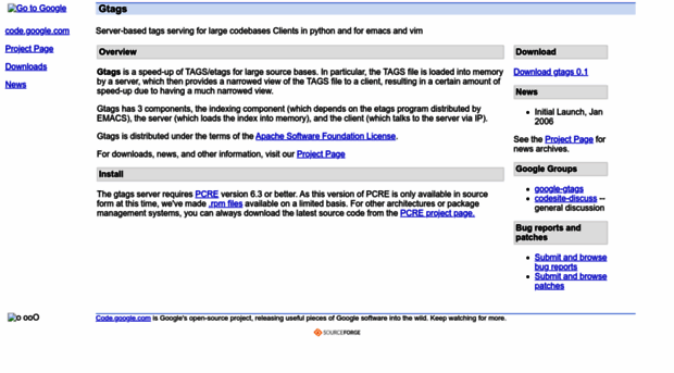 goog-gtags.sourceforge.net