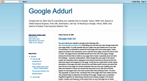 google-addurl.blogspot.in