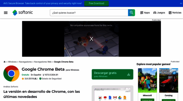 google-chrome-beta.softonic.com