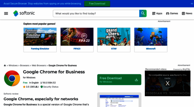 google-chrome-for-business.en.softonic.com