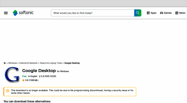 google-desktop.en.softonic.com