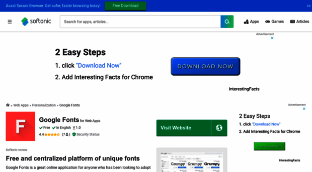 google-fonts.en.softonic.com