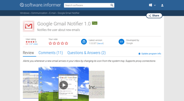 google-gmail-notifier.software.informer.com