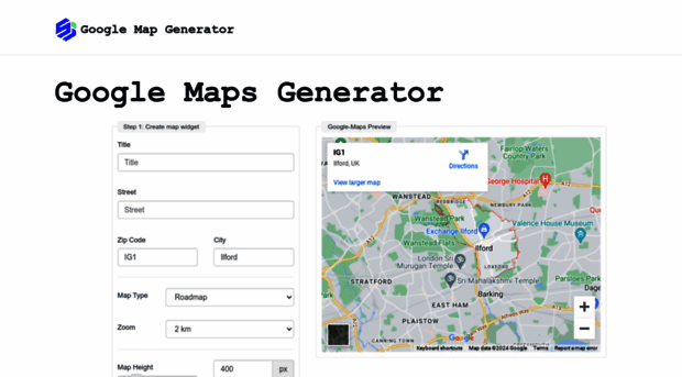 google-map-generator.com