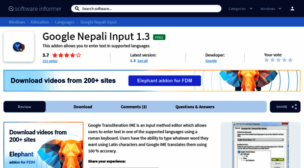 google-nepali-input.software.informer.com