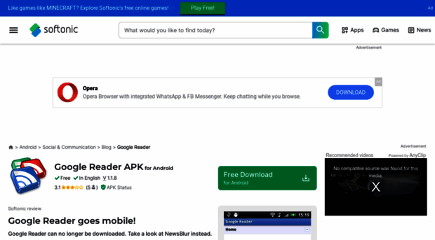 google-reader.en.softonic.com