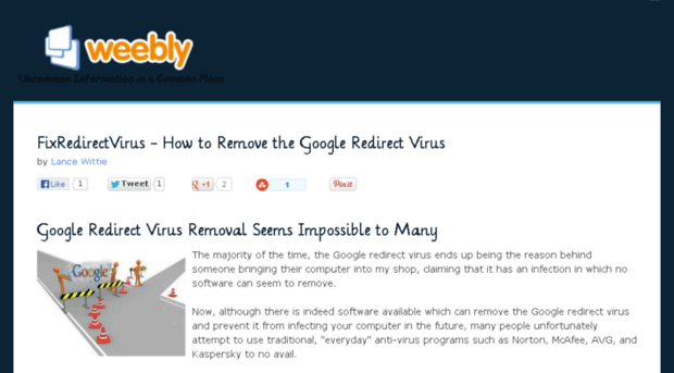 google-redirect-virus-removal-info.weebly.com