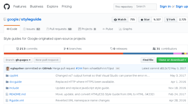 google-styleguide.googlecode.com