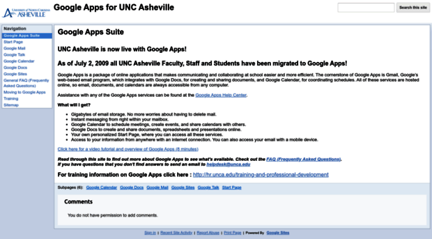 googleapps.unca.edu