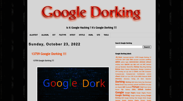 googledorking.com