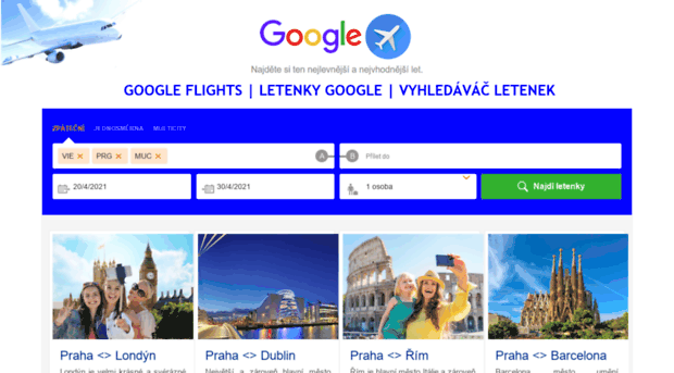 googleflights.cz