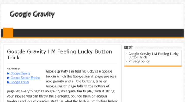 googlegravityimfeelinglucky.com