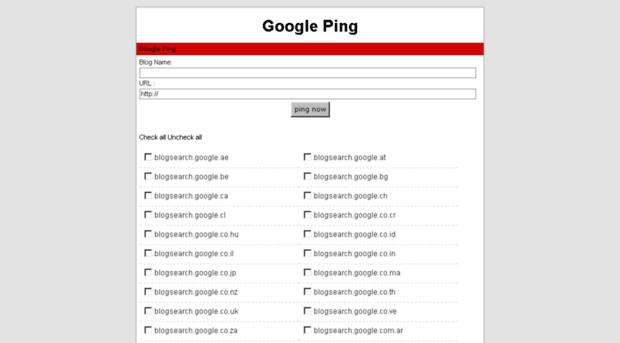 googleping.in