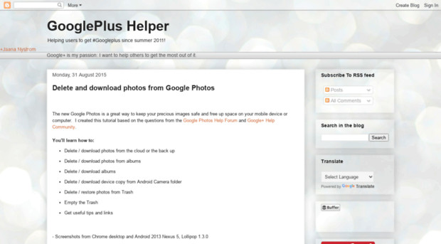 googleplushelper.blogspot.fi