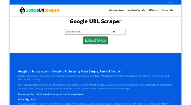 googleurlscrapers.com