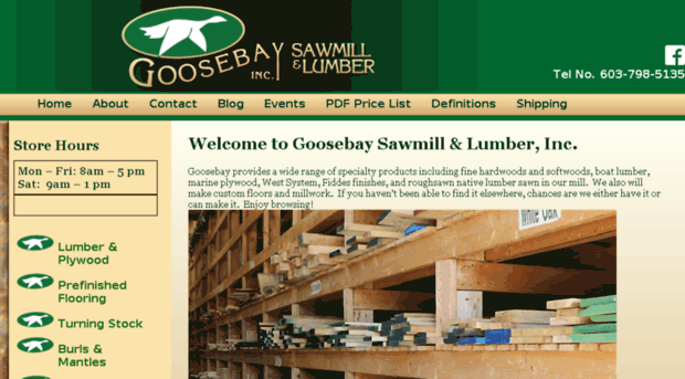 goosebaylumber.com