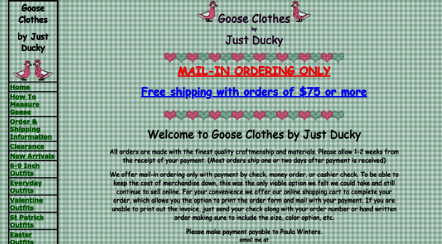 gooseclothes.net