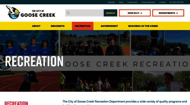 goosecreekrecreation.com