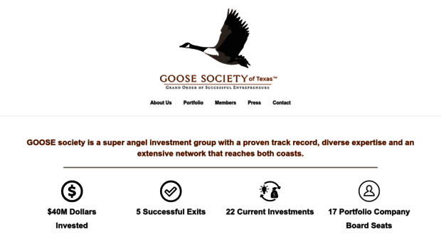 goosesocietyoftexas.com