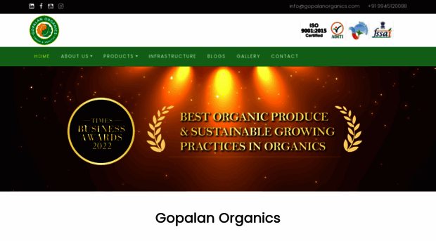 gopalanorganics.com