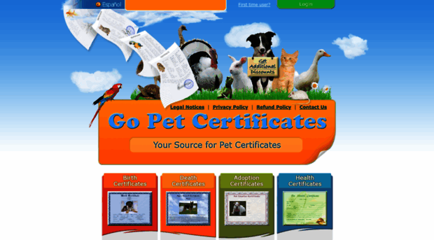 gopetcertificates.com