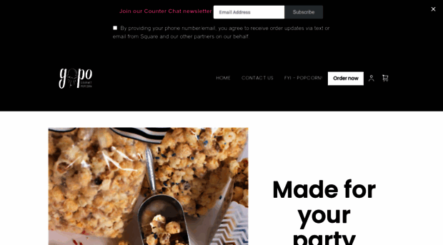 gopogourmetpopcorn.com