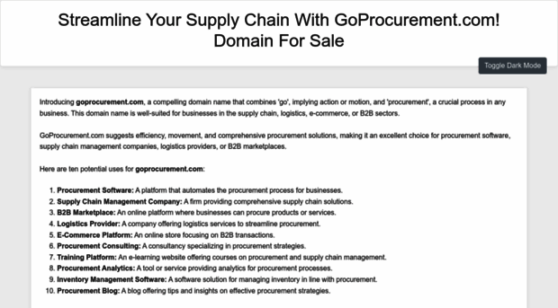 goprocurement.com