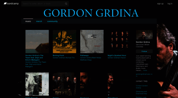 gordongrdina.bandcamp.com