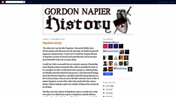 gordonnapierhistory.blogspot.com