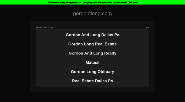 gordontlong.com