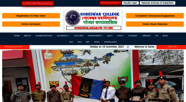 goreswarcollege.ac.in