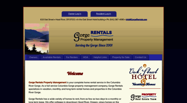 gorgerentals.com