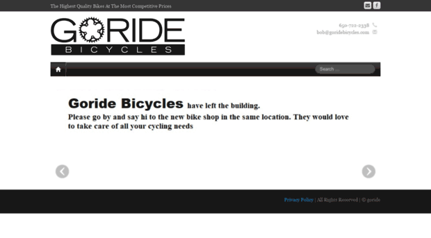 goridebicycles.com