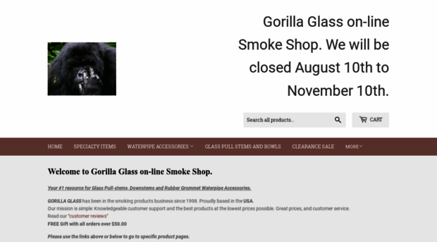 gorillaglassshop.com