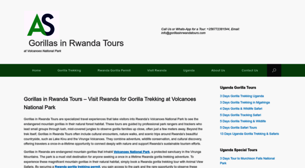 gorillasinrwandatours.com