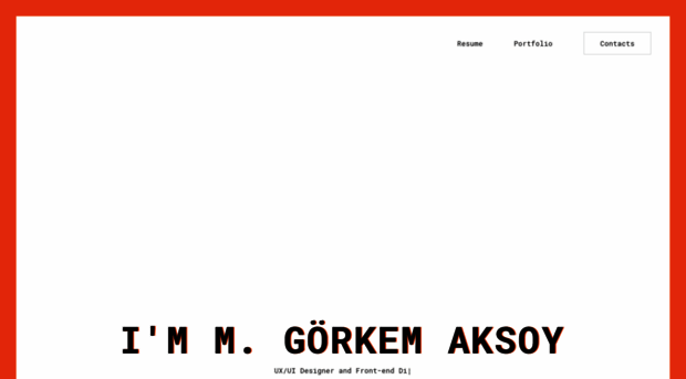 gorkemaksoy.com