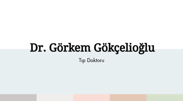 gorkemgokcelioglu.com