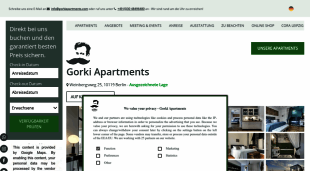 gorkiapartments.de