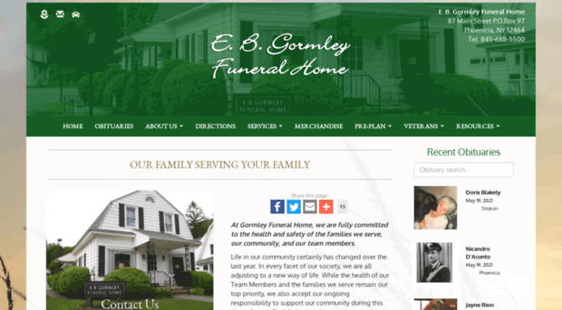 gormleyfuneralhome.com