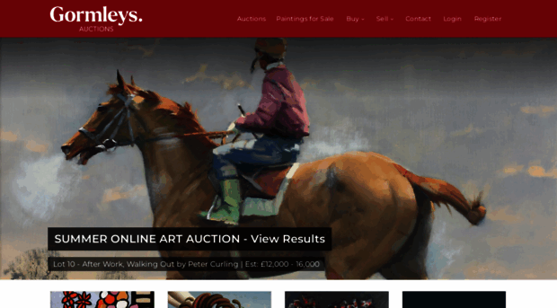 gormleysartauctions.com