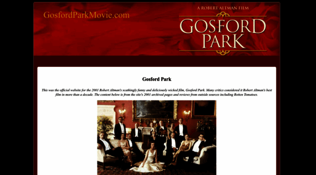 gosfordparkmovie.com