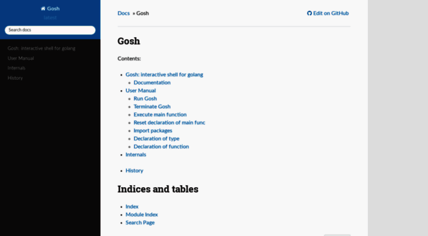 gosh.readthedocs.org