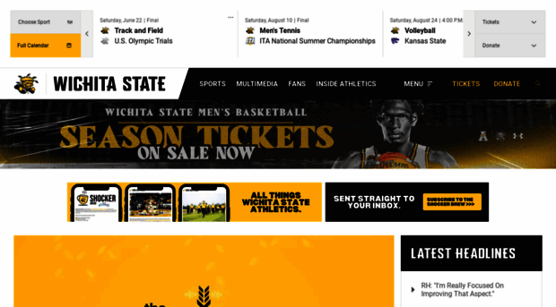 goshockers.com