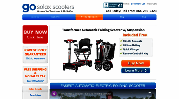 gosolaxscooters.com