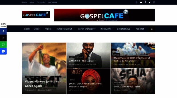 gospelcafetv.net