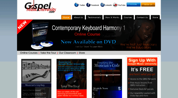 gospelmusicuniversity.com